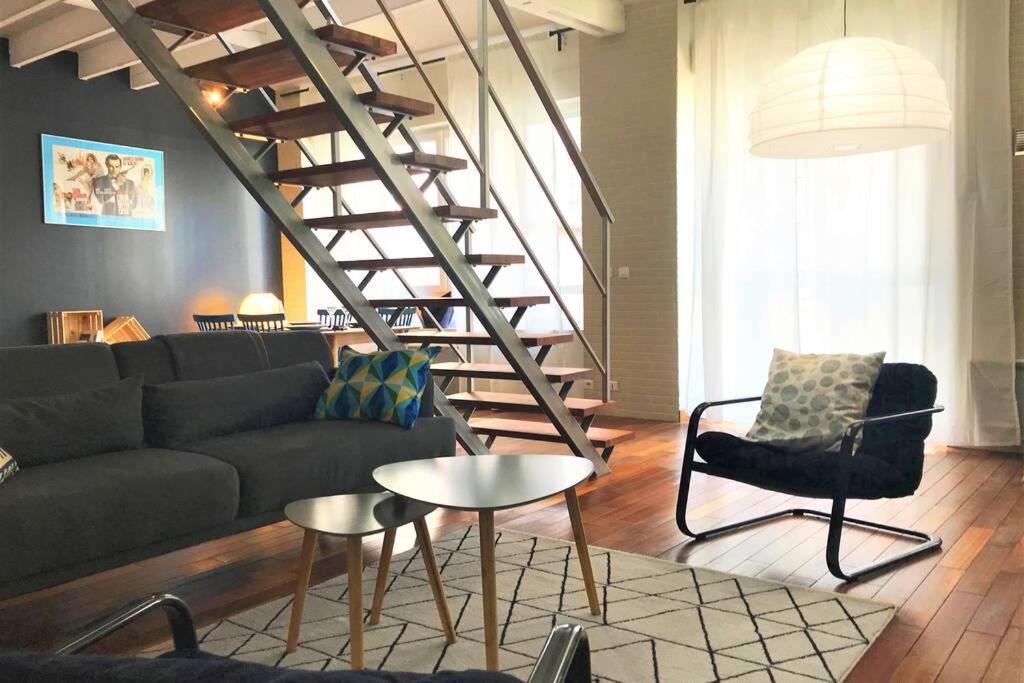 شقة Loft Hyper Centre Reims 6 Pers Avec Parking المظهر الخارجي الصورة